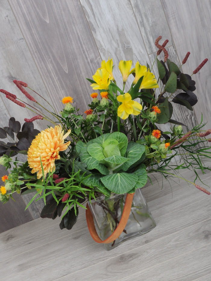 Bouquet créatif champêtre