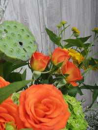 Bouquet créatif ensoleillé