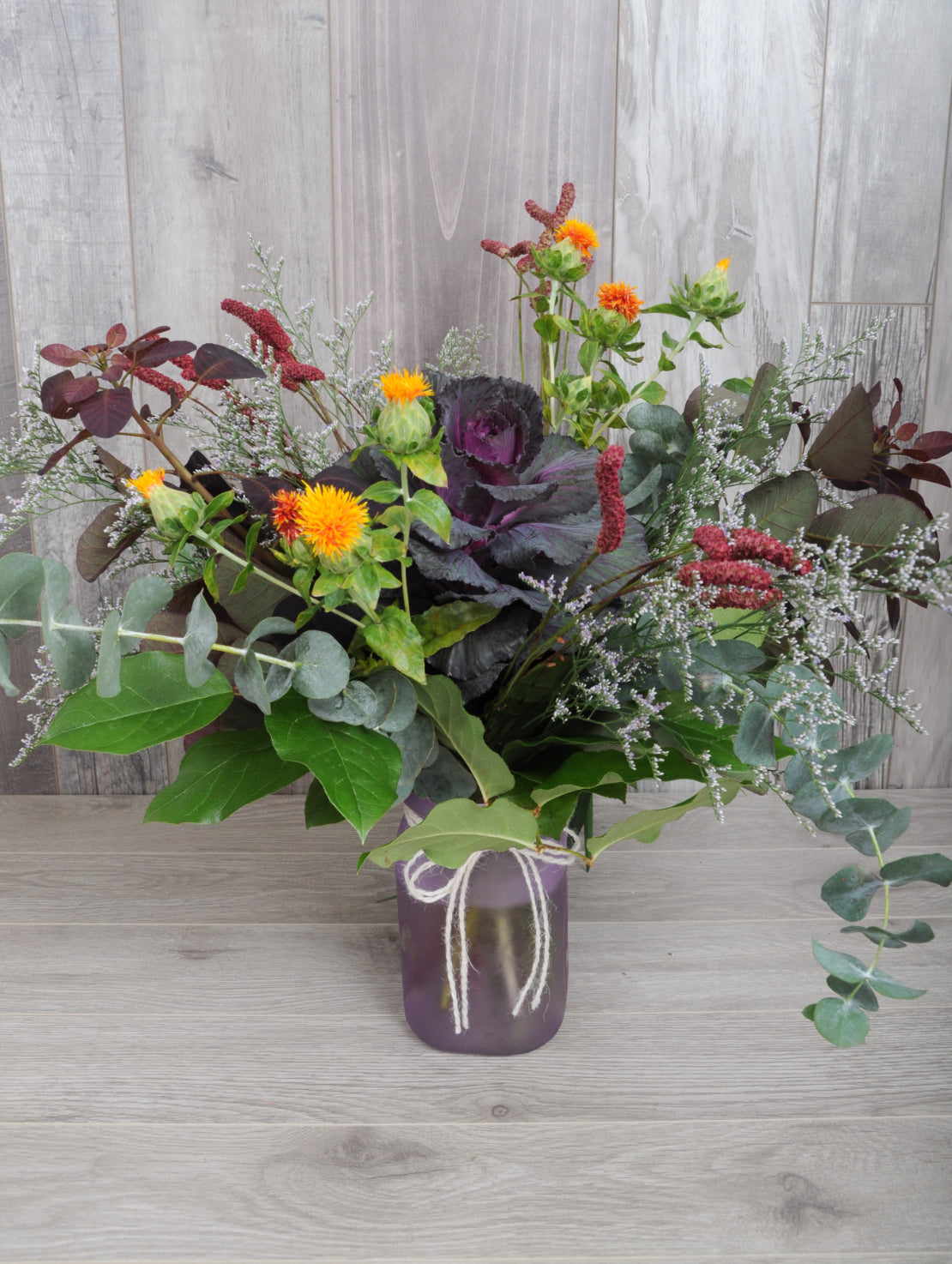 Bouquet créatif végétal
