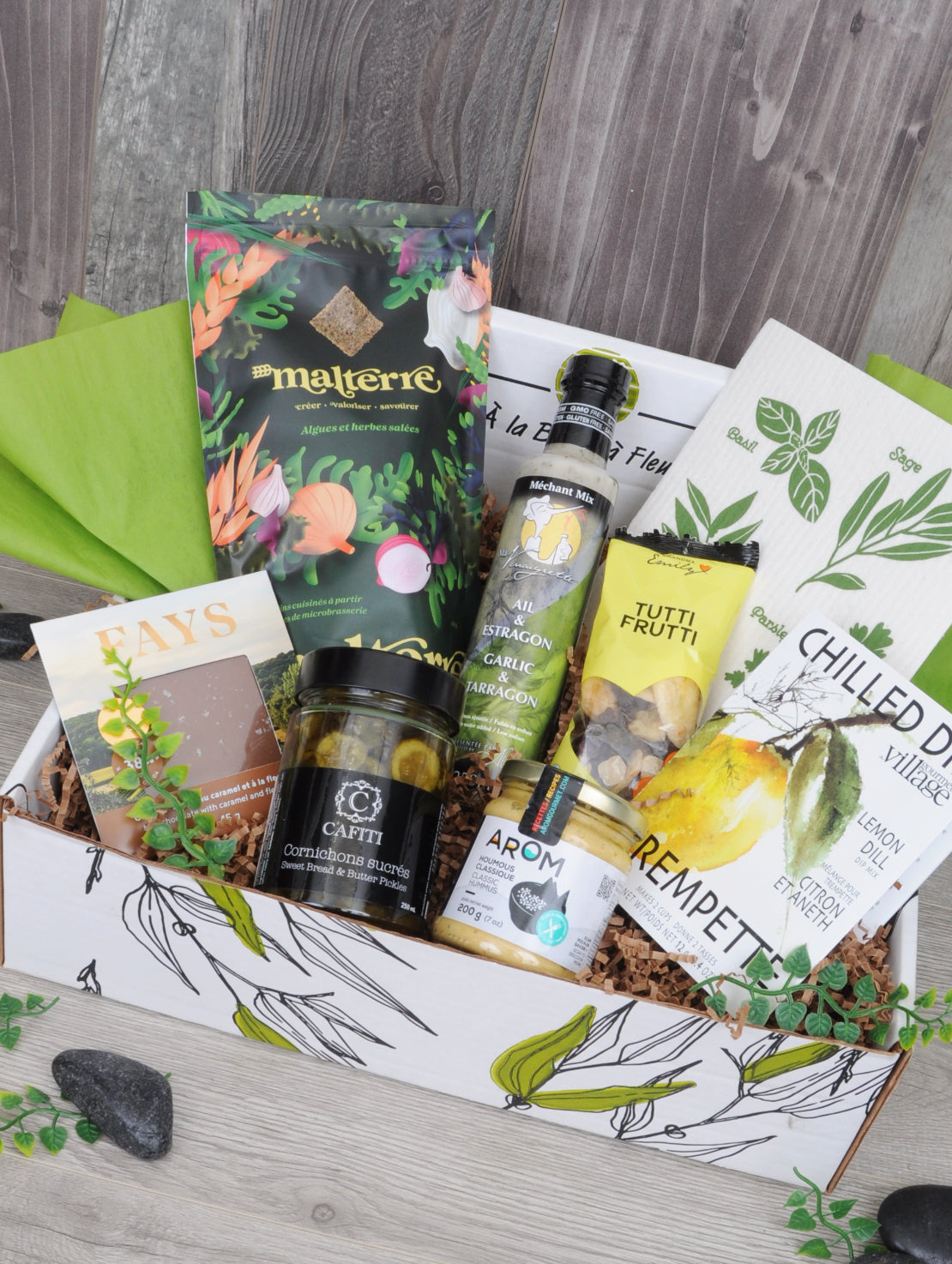 Boîte cadeau bouchées gourmandes