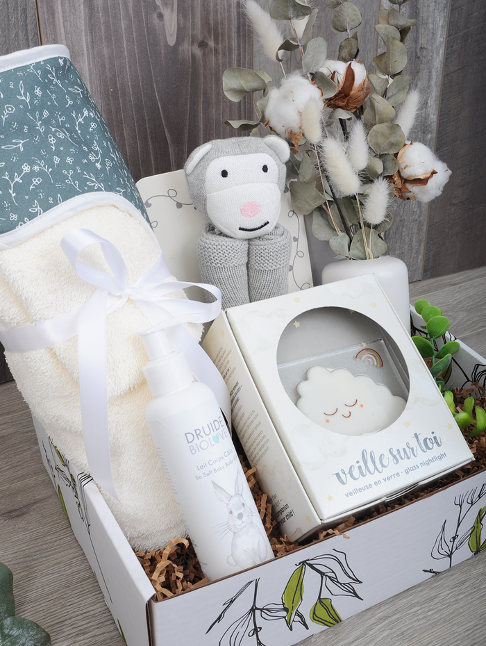 Boîte cadeau bébé douillet