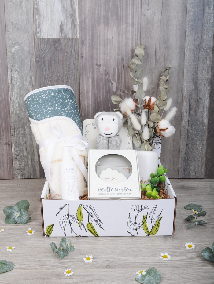 Boîte cadeau bébé douillet