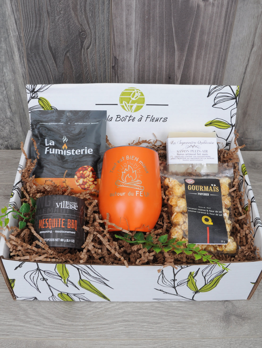 Boîte cadeau pour amateur de camping