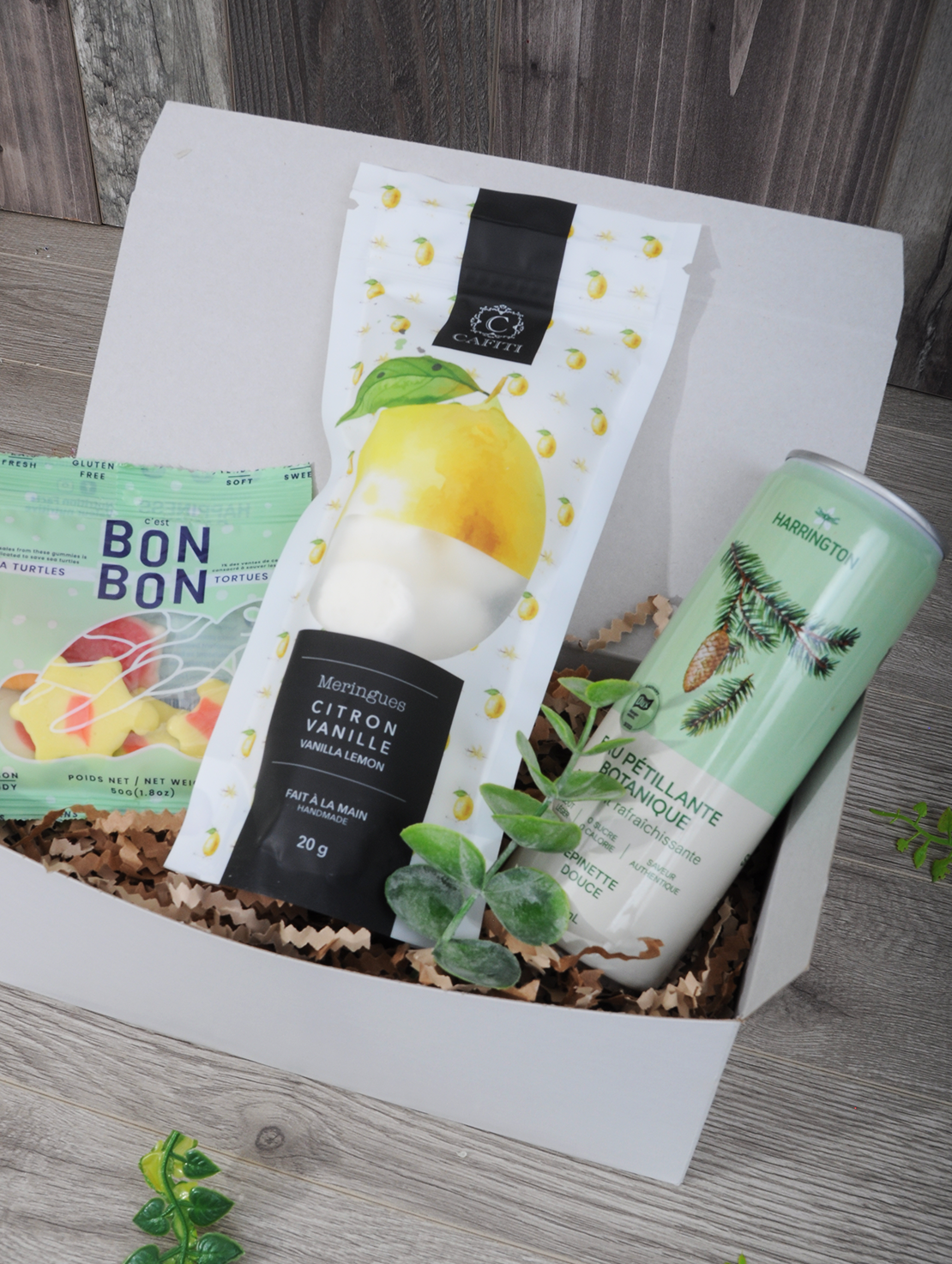 Petit cadeau pétillant de gourmandises