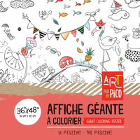 Coloriage géant Pico Tatoo La festive