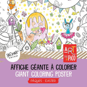 Coloriage gent pico tatoo pâques 