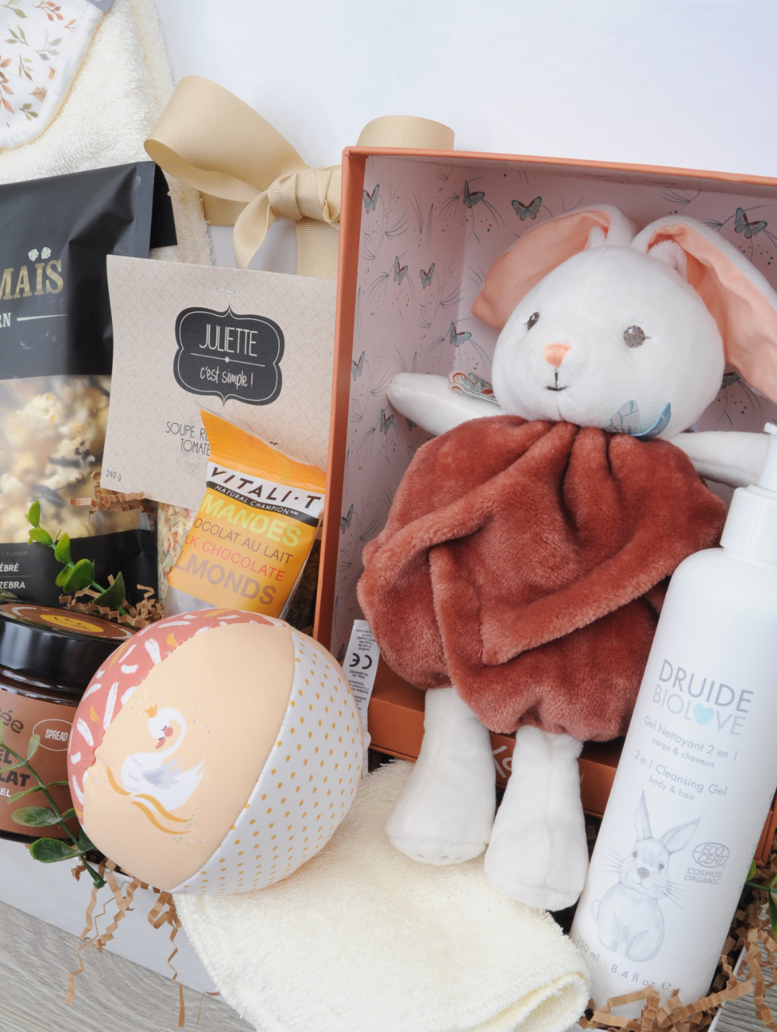 Panier cadeau douceurs de la maternité