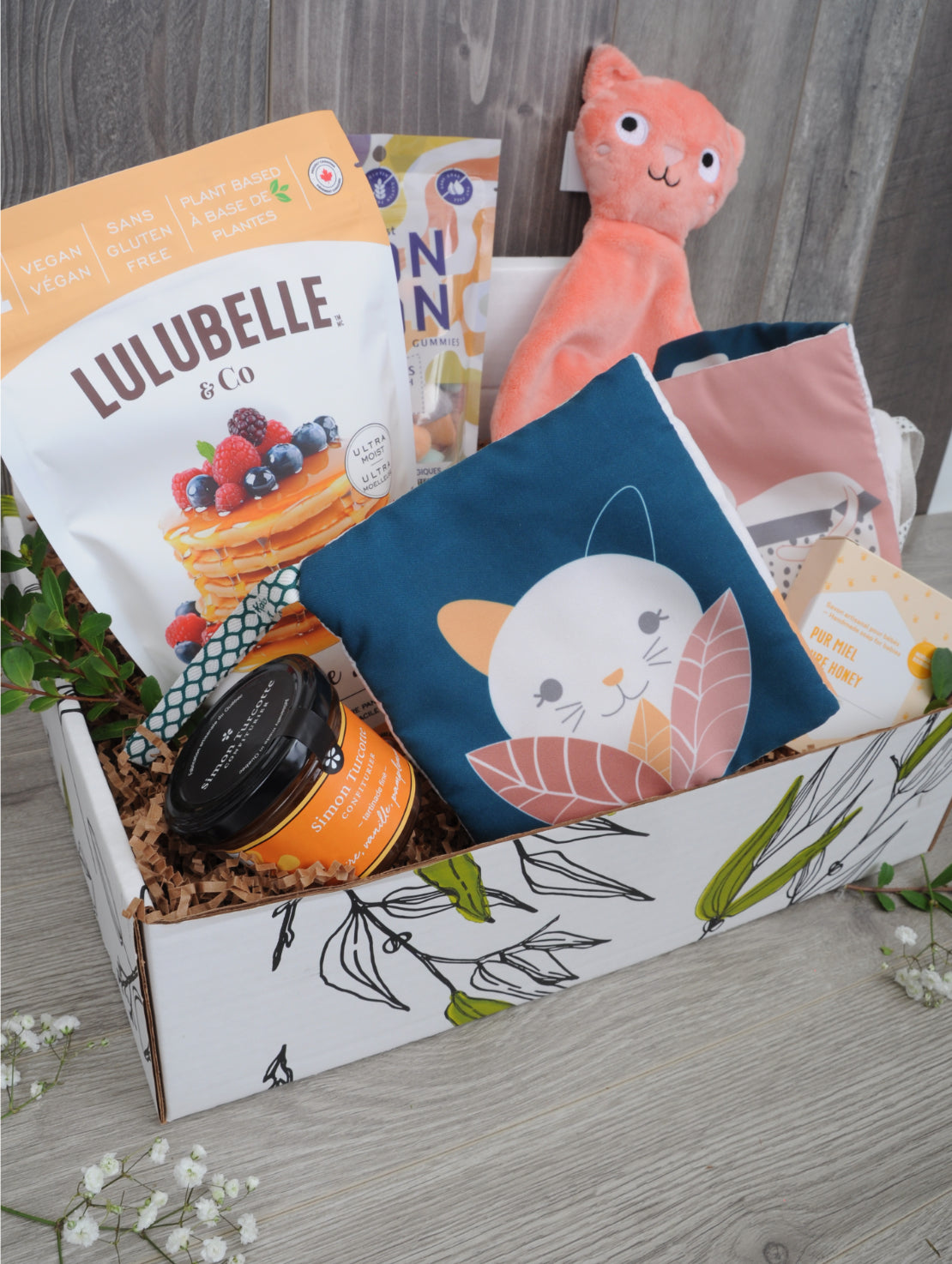 Boîte cadeau bienvenue petit chaton