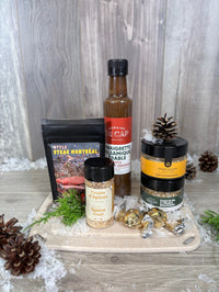 NOE173 panier cadeau plateau saveurs du moment pour noel