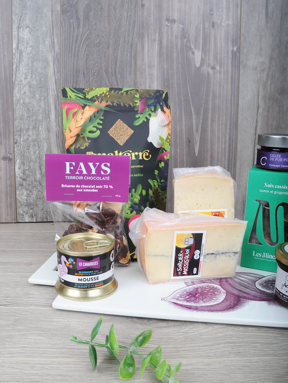 Panier cadeau apéro & fromages locaux