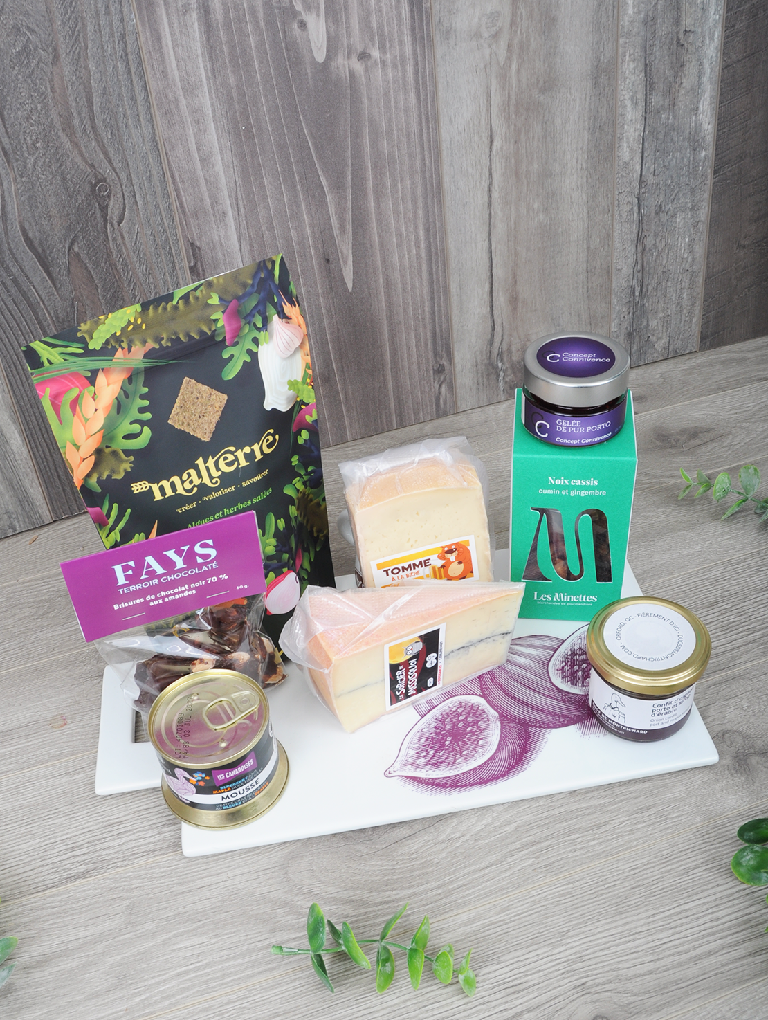 Panier cadeau apéro & fromages locaux