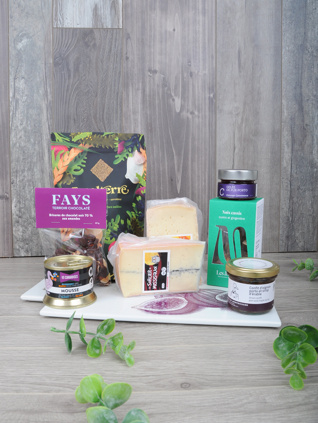 Panier cadeau apéro & fromages locaux