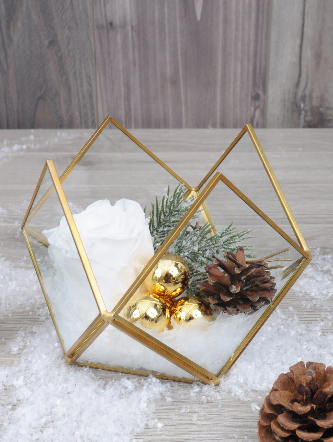 Preserved rose as a gift for Christmas