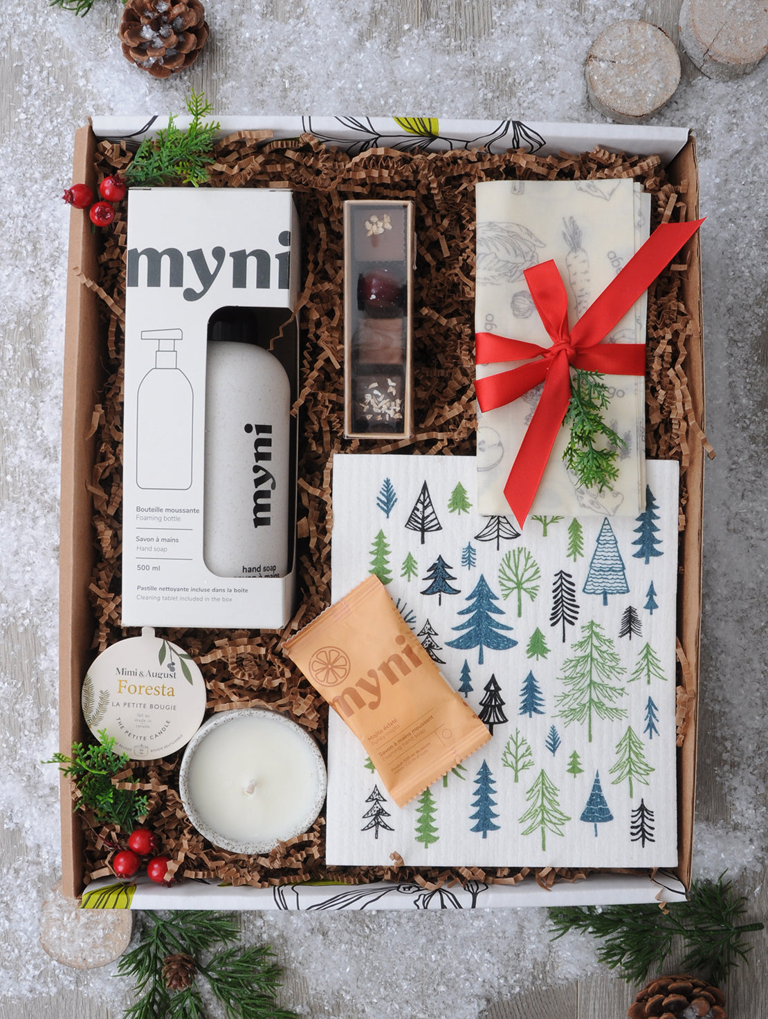 Boîte cadeau écolo pour Noël