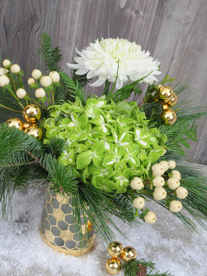 Bouquet de fleurs joyeuses fêtes 