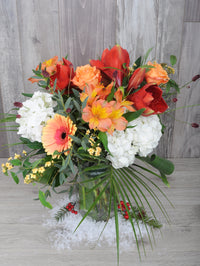 Chaleureux bouquet hivernal