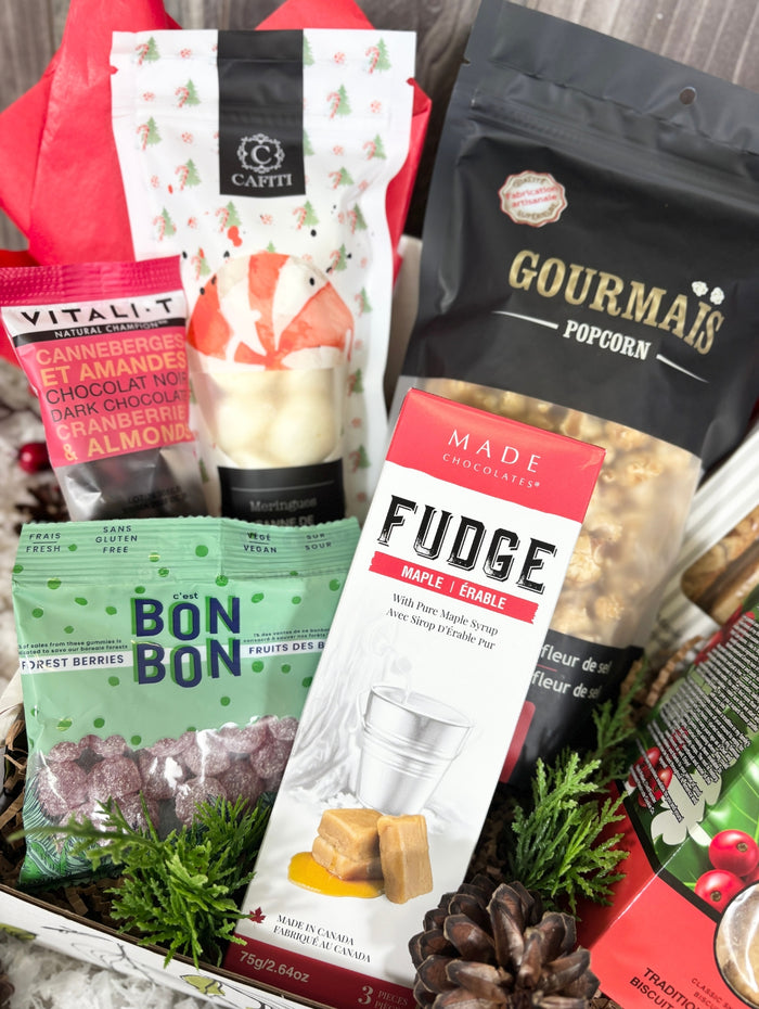 NOE391 Boîte cadeau plaisirs sucrés à partager
