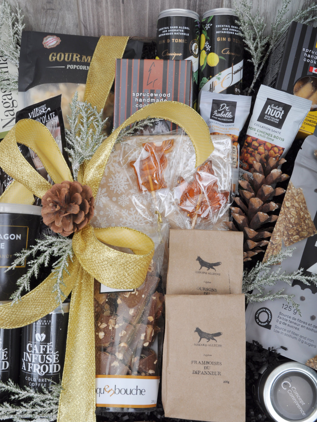 Panier cadeau luxe gourmand pour Noel