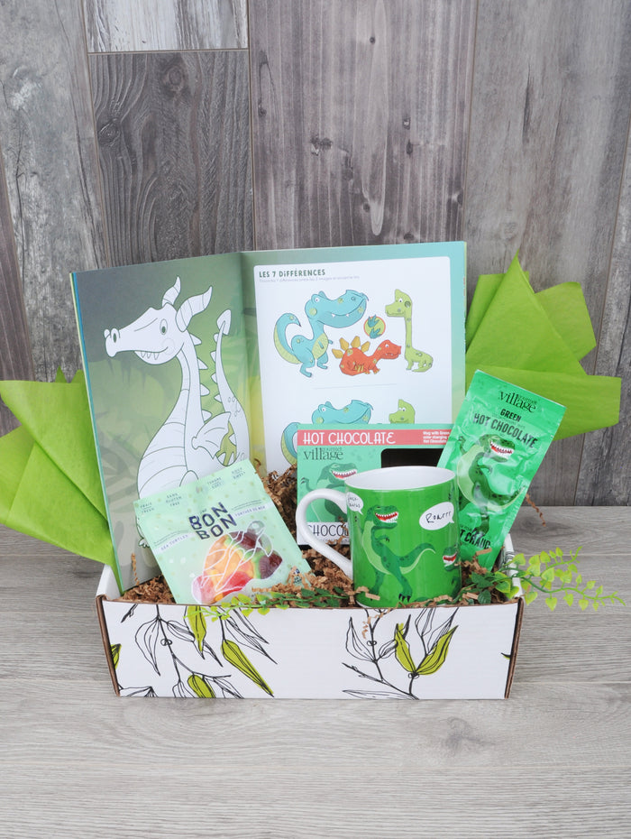 Le cadeau parfait bonbons et dinosaure