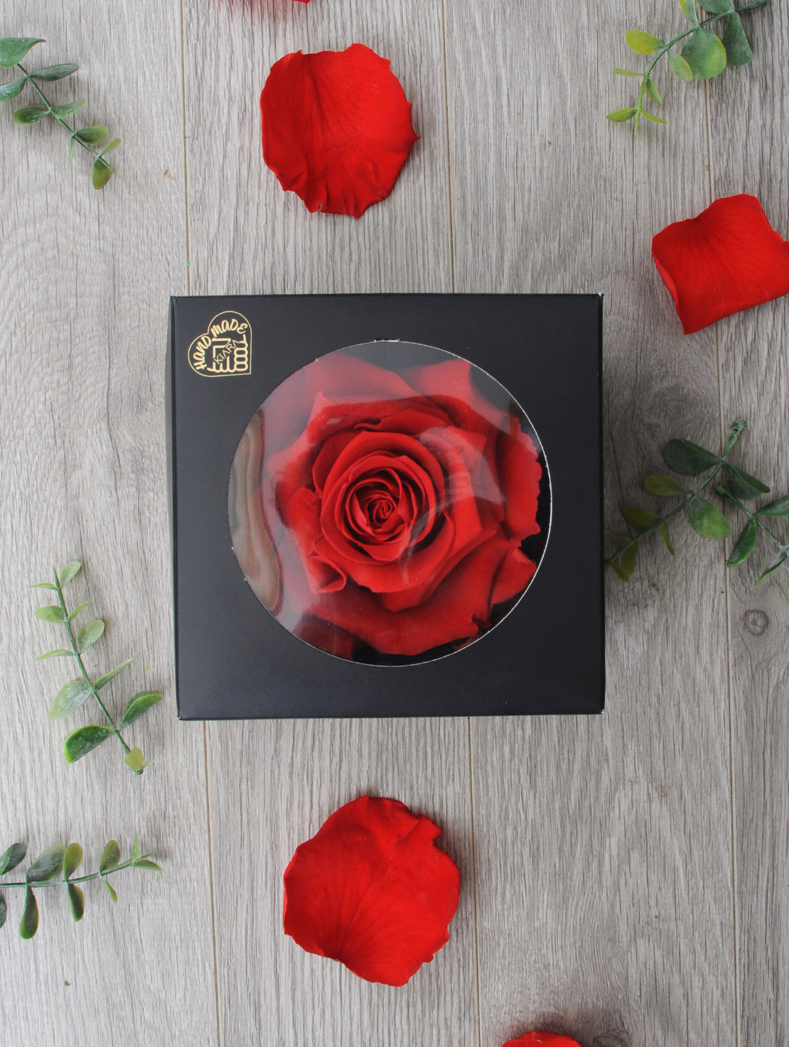 Rose éternelle en coffret