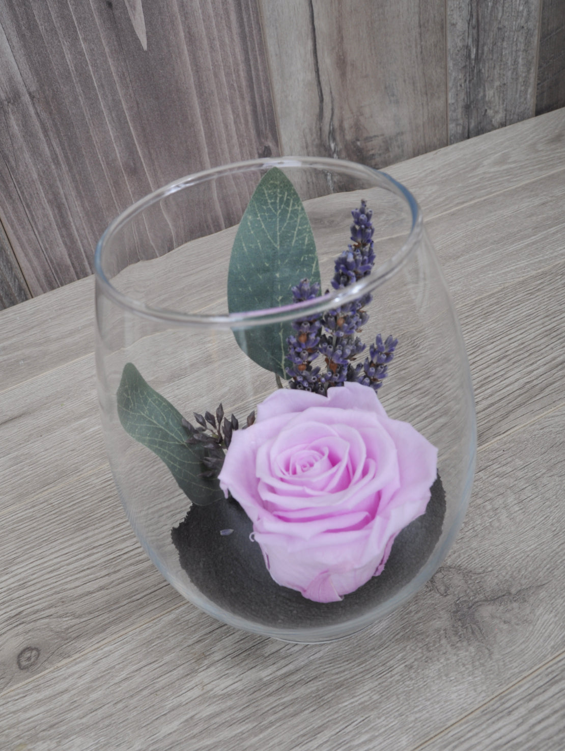 Preserved rose and lavender