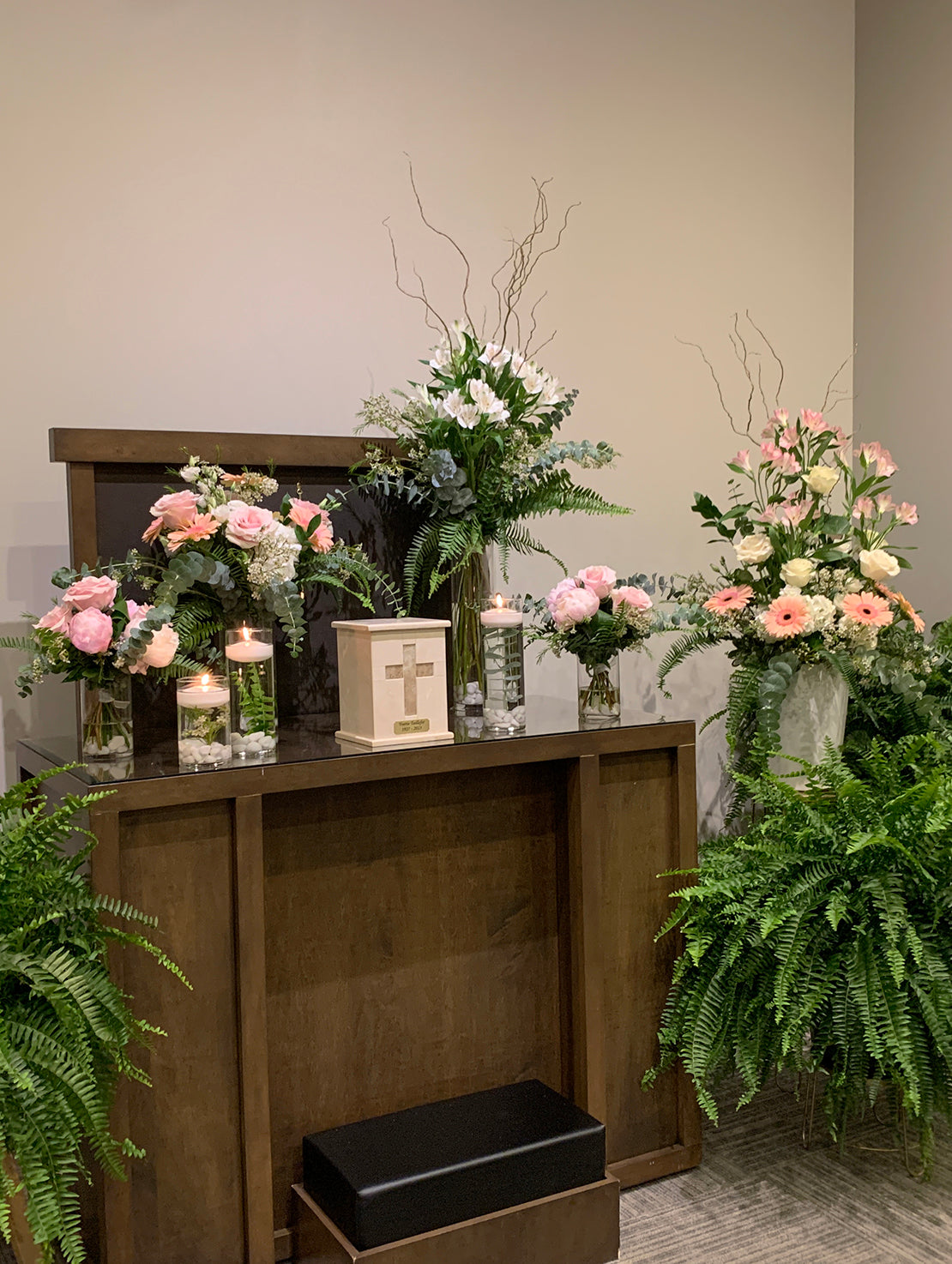 Fleurs pour funérailles remplies d’amour