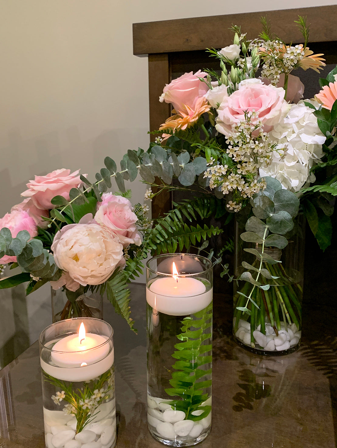 Fleurs pour funérailles remplies d'amour
