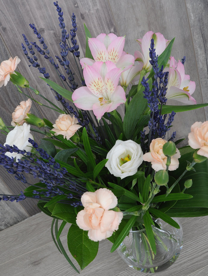 Bouquet de fleurs et de bonheur