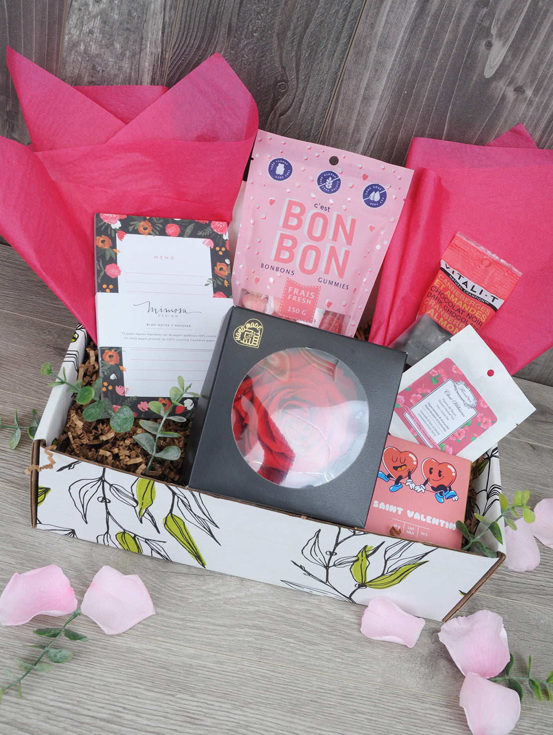 Boîte cadeau surprises pour la Saint-Valentin