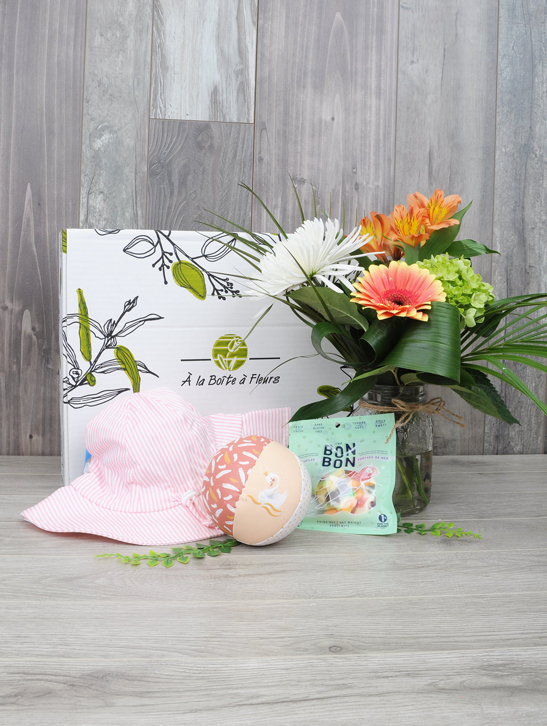 Boîte cadeau bébé d'été