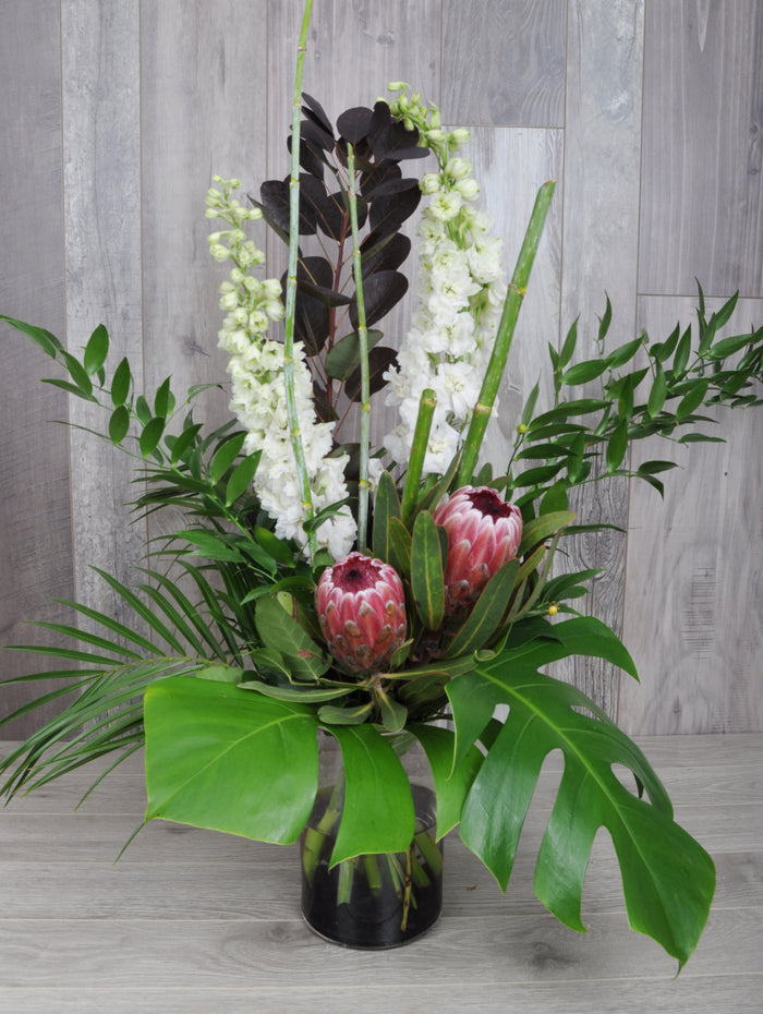 Bouquet de fleurs Verdure et élégance