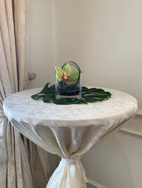 Cymbidium et monstera
