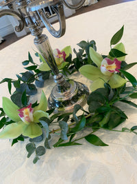 Centre de table orchidées au chateau