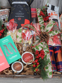Panier cadeau festif et décadent