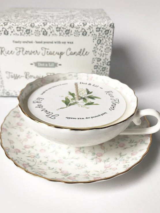 DOT003 bougie dans une tasse pour la fete des meres