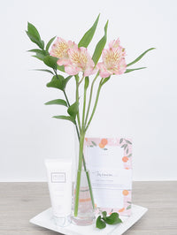 BQT172 fleurs soins et bloc-notes