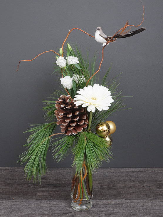 NOE268 gerbera de noel