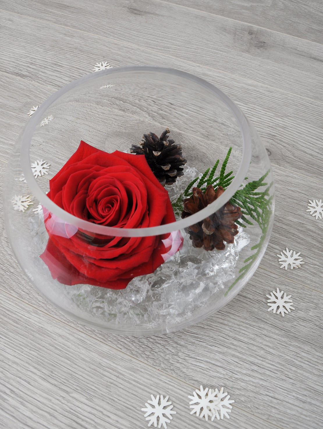 Centre de table hivernal