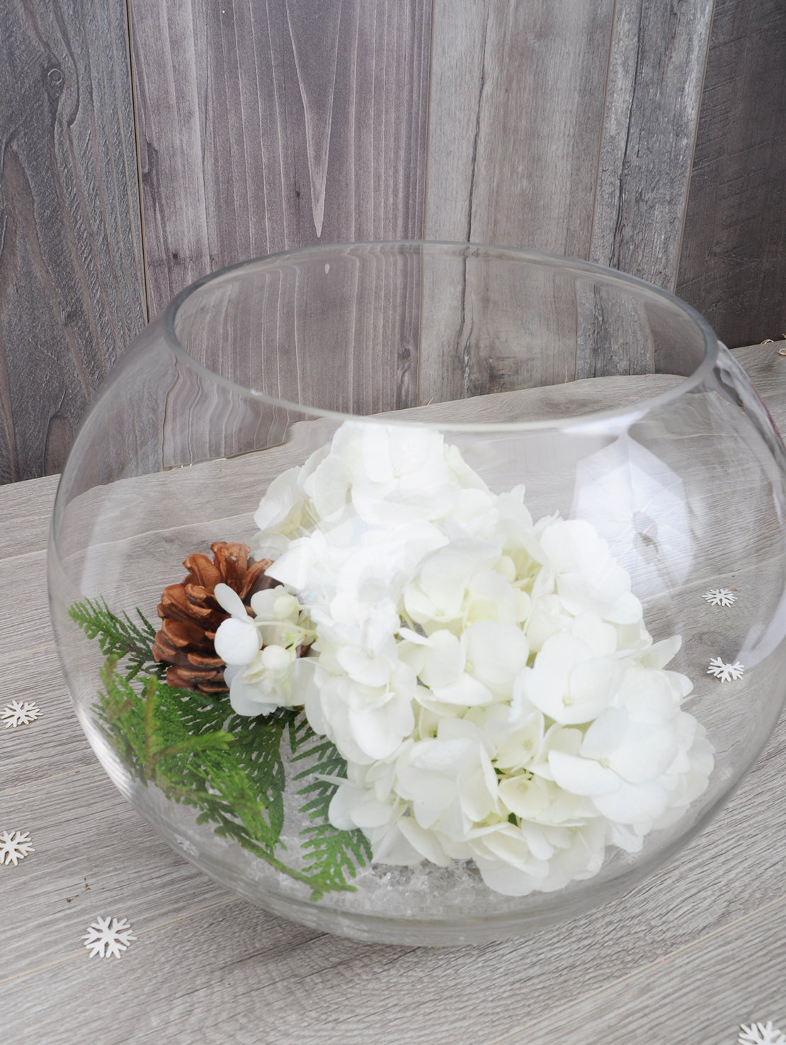 Centre de table hivernal