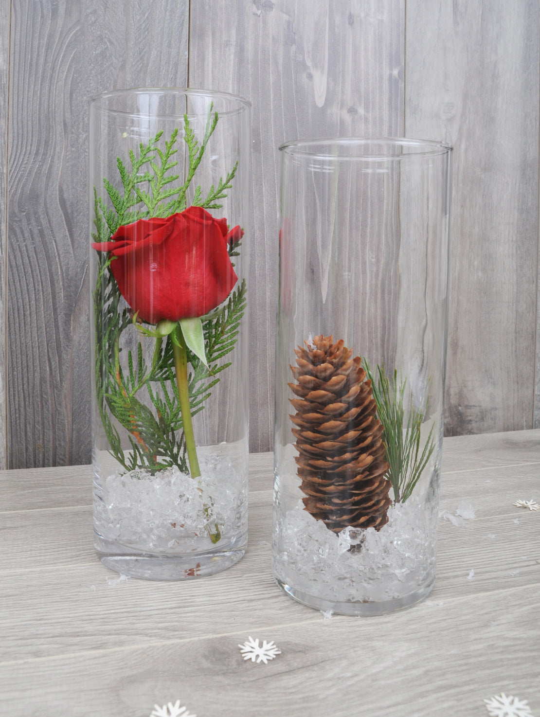 NOE296 le parfait centre de table en verre