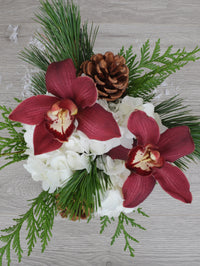 NOE304 bouquet de fleurs des fêtes