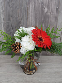 NOE305 bouquet de fleurs pour noel