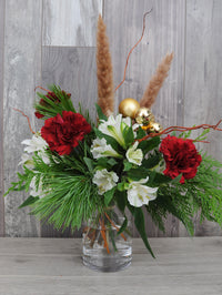 NOE312 bouquet de fleurs festif