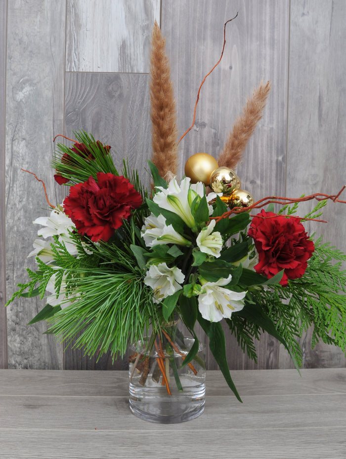 NOE312 bouquet de fleurs festif