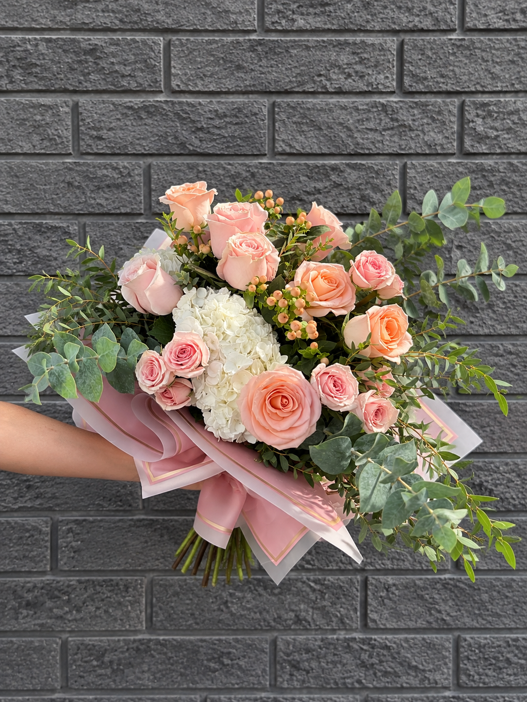 Bouquet de roses distingué