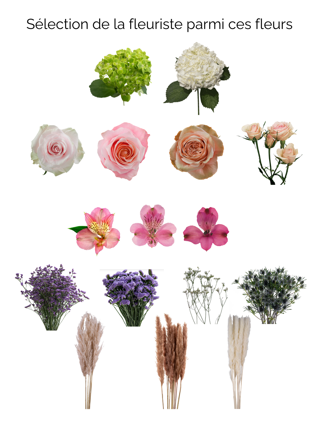 Bouquet of flowers soft happiness
