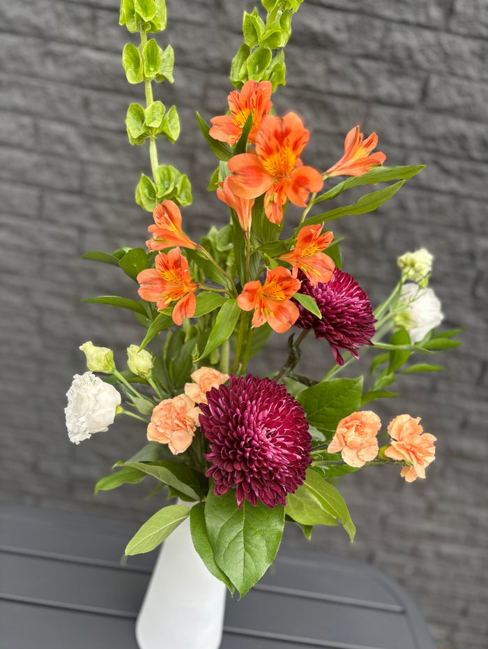 BQT163 Bouquet coloré élancé