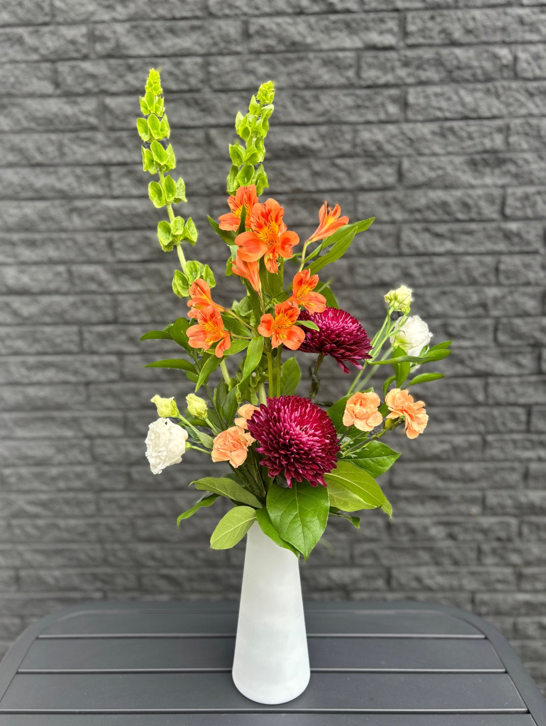 BQT163 Bouquet coloré élancé