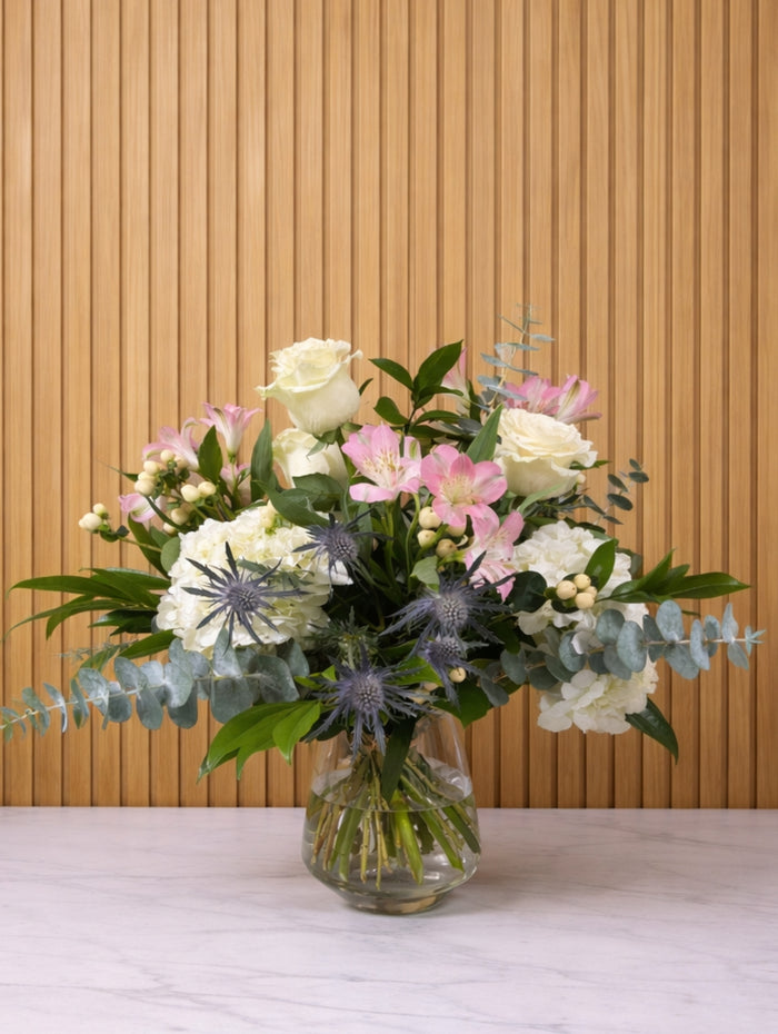 BQT190 Bouquet de fleurs rosé