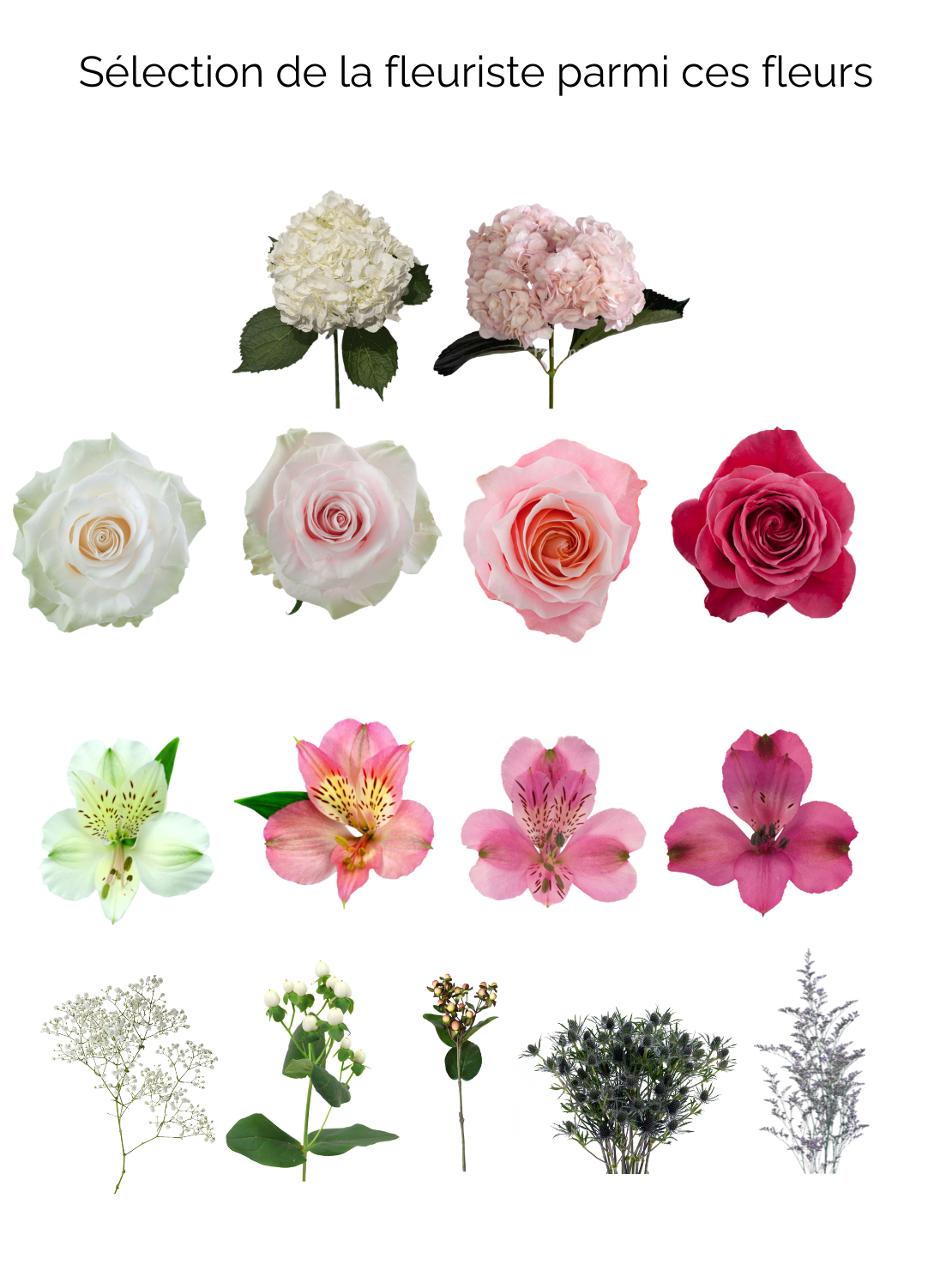 Pink bouquet of flowers